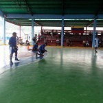 Jugadores de goalball en la cancha