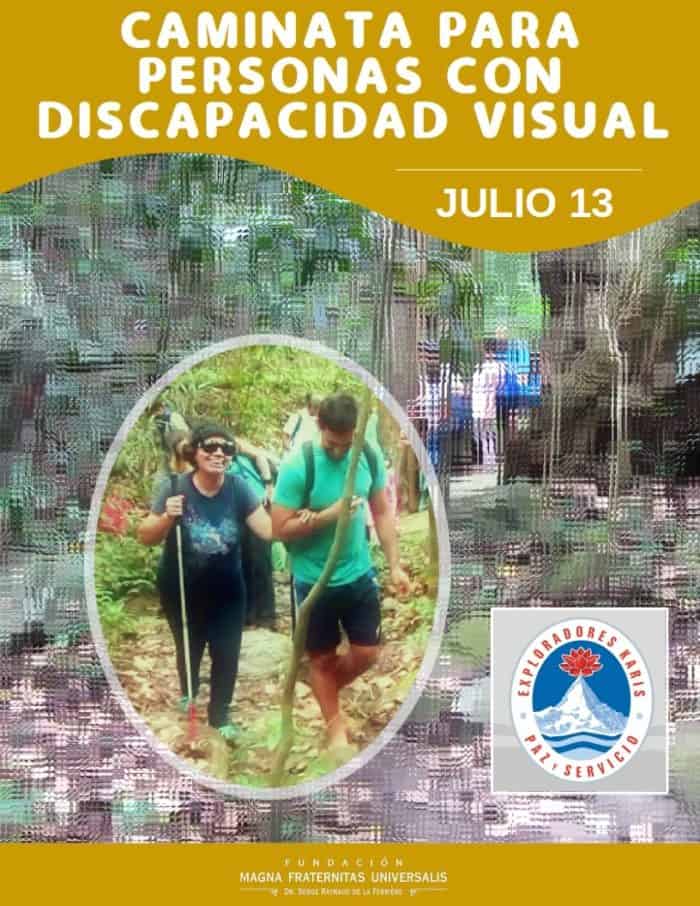 Afiche de la caminata al Ávila organizada por los Exploradores Karis, Julio 2019.